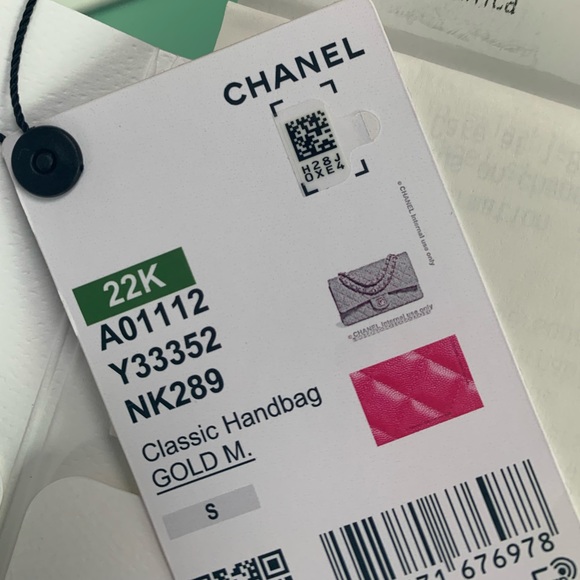 CHANEL Medium Classic Double Flap Bag Pink  NK289 Caviar LGHW 22K New /r… - Picture 14 of 15